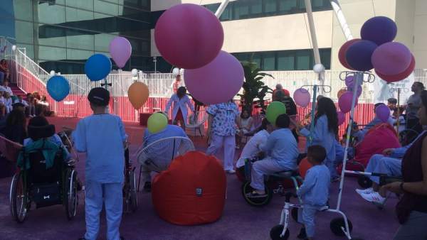 Nuevo jardín para los niños pacientes de La Fe en la azotea Nuevo jardín para los niños pacientes de La Fe en la azotea