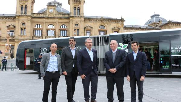 Presentación autobús eléctrico San Sebastián Presentación autobús eléctrico San Sebastián