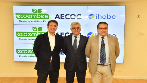 Responsables de Ihobe, Ecoembes y AECOC Responsables de Ihobe, Ecoembes y AECOC