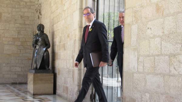 El presidente de la Generalitat, Quim Torra. El presidente de la Generalitat, Quim Torra.