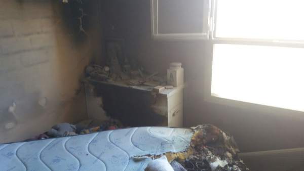 Estado en el que ha quedado el interior de la vivienda Estado en el que ha quedado el interior de la vivienda