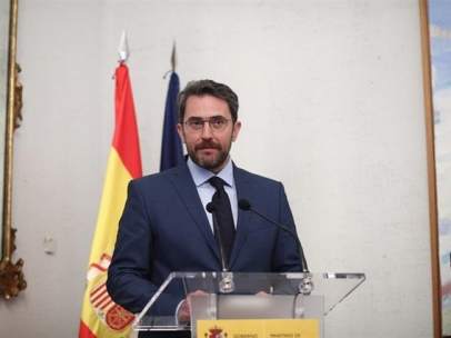 Màxim Huerta, en su comparecencia ante los medios