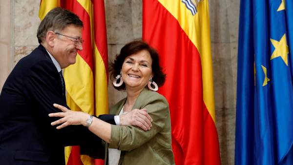 Carmen Calvo y Ximo Puig Carmen Calvo y Ximo Puig