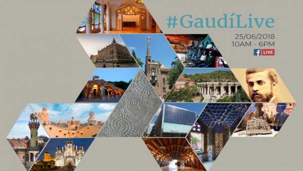 Conmemoración del 166 aniversario de Gaudí. Conmemoración del 166 aniversario de Gaudí.
