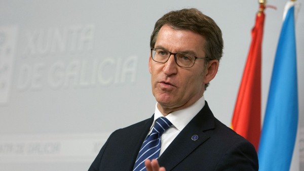 Alberto Núñez Feijóo, presidente de la Xunta, en rueda de prensa Alberto Núñez Feijóo, presidente de la Xunta, en rueda de prensa