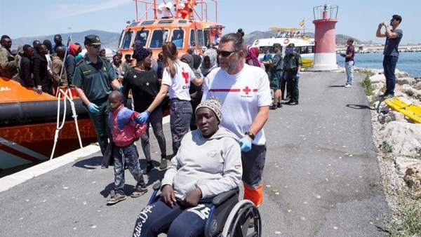 Inmigrantes rescatados Inmigrantes rescatados