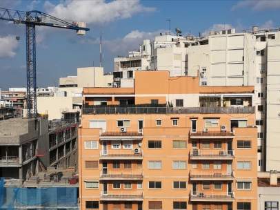 Bloques de pisos.