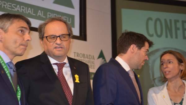 Vicenç Voltes, Quim Torra, Albert Batalla y Àngels Chacón Vicenç Voltes, Quim Torra, Albert Batalla y Àngels Chacón