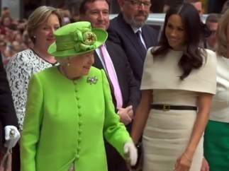 Meghan y la reina Isabel II