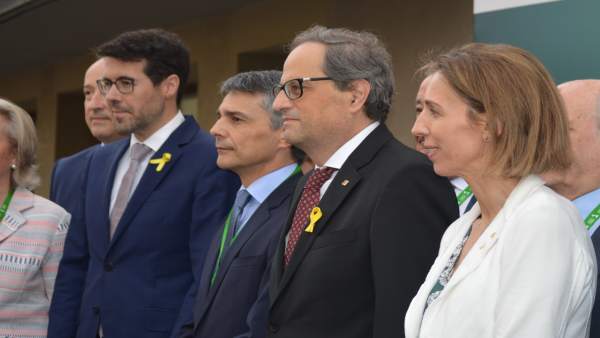 Albert Batalla, Vicenç Voltes, Quim Torra y Àngels Chacón Albert Batalla, Vicenç Voltes, Quim Torra y Àngels Chacón