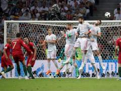 España choca con Cristiano y empata ante Portugal en su debut en el Mundial