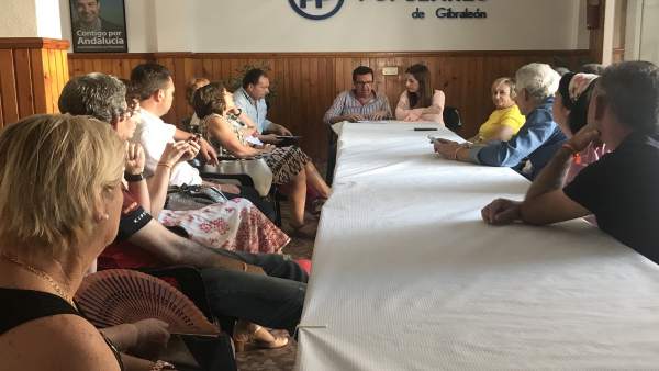 El Presidente Del PP De Huelva, Manuel Andrés González, En Una Reunión El Presidente Del PP De Huelva, Manuel Andrés González, En Una Reunión