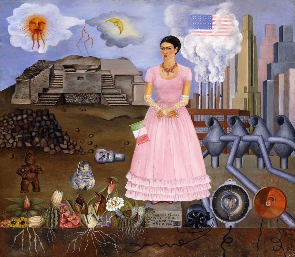 Resultado de imagen para frontera entre mexico y estados unidos frida kahlo