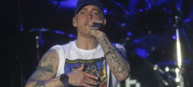 El rapero Eminem, durante un concierto reciente. 