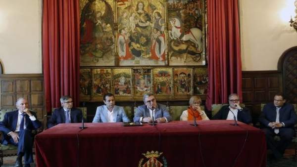 Firma del contrato de obras del futuro Museu d'Art de Lleida Firma del contrato de obras del futuro Museu d'Art de Lleida