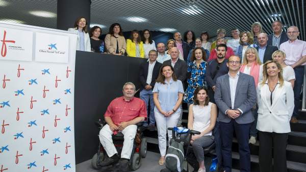 Acto de Obra Social La Caixa y Fundación Caja Navarra. Acto de Obra Social La Caixa y Fundación Caja Navarra.
