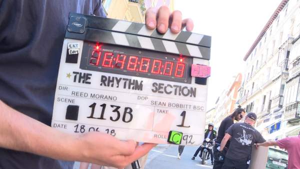 El rodaje de la película 'The Rhythm Section' en Madrid. El rodaje de la película 'The Rhythm Section' en Madrid.
