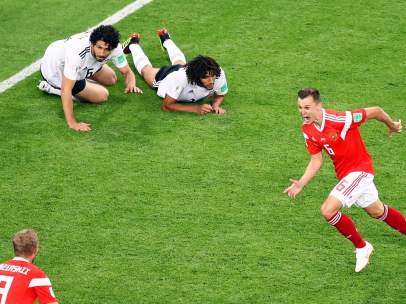 Gol de Cheryshev a Egipto