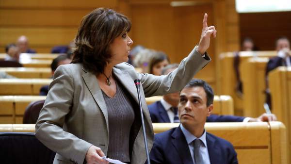 La ministra de Justicia, Dolores Delgado, y el presidente Sánchez La ministra de Justicia, Dolores Delgado, y el presidente Sánchez