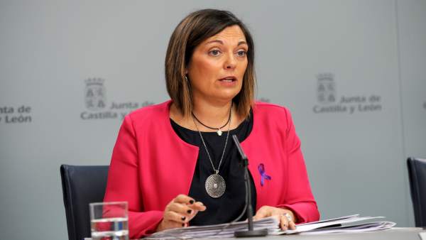 La portavoz de la Junta, Milagros Marcos La portavoz de la Junta, Milagros Marcos
