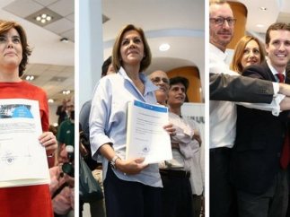Candidatos al PP entregan sus avales