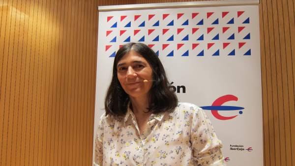 La directora del CNIO, María Blasco, ha impartido una conferencia en Ibercaja La directora del CNIO, María Blasco, ha impartido una conferencia en Ibercaja
