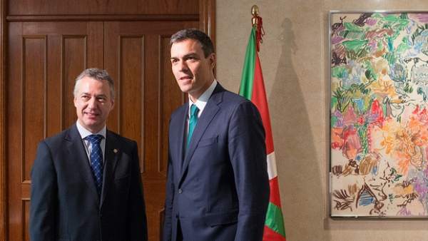 Lehendakari y Pedro Sánchez Lehendakari y Pedro Sánchez