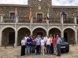 Reunión del equipo de Gobierno de la Diputación de Cáceres en Plasenzuela
