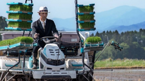 Agricultor japonés Agricultor japonés