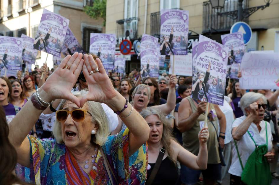 Concentración ante el Ministerio de Justicia