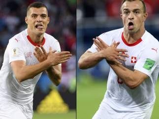 Xhaka y Shaqiri