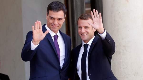Sánchez y Macron Sánchez y Macron