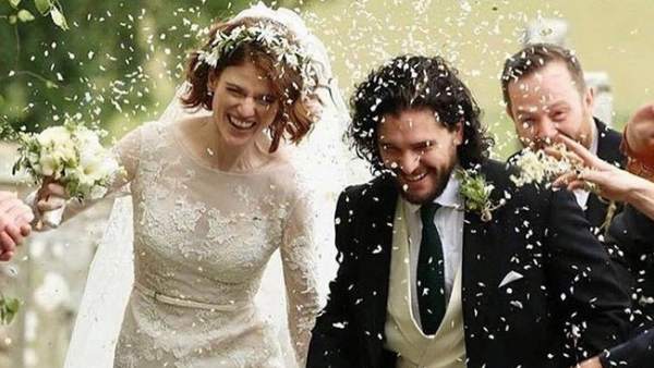 Kit Harington y Rose Leslie Kit Harington y Rose Leslie