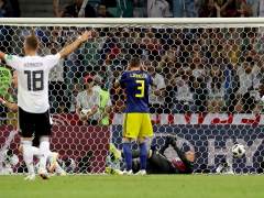Un gol de Kroos en el 95 da la remontada a Alemania ante Suecia