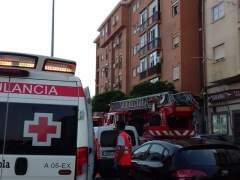 Incendio en una vivienda de Cáceres