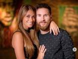 Messi y Antonela