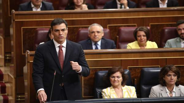 Pedro Sánchez en la sesión de control al Gobierno en el Congreso Pedro Sánchez en la sesión de control al Gobierno en el Congreso
