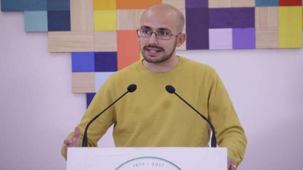 El secretario de Comunicación de Podemos Andalucía, Pablo Pérez Ganfornina El secretario de Comunicación de Podemos Andalucía, Pablo Pérez Ganfornina
