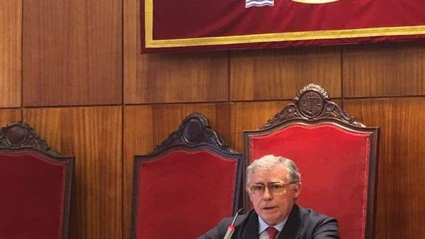 El presidente del TSJA Ignacio Vidau El presidente del TSJA Ignacio Vidau
