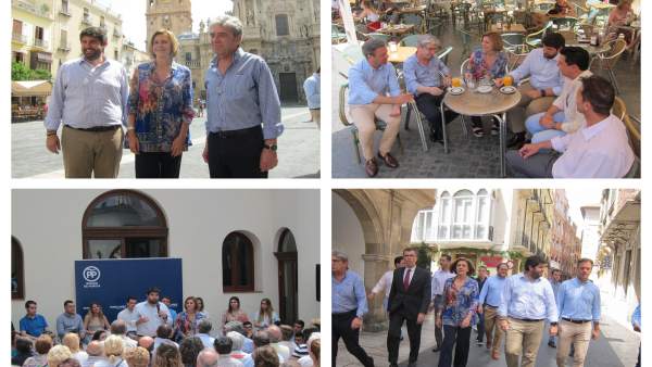 Visita de Cospedal a Murcia, acompañada por López Miras y otros cargos públicos Visita de Cospedal a Murcia, acompañada por López Miras y otros cargos públicos