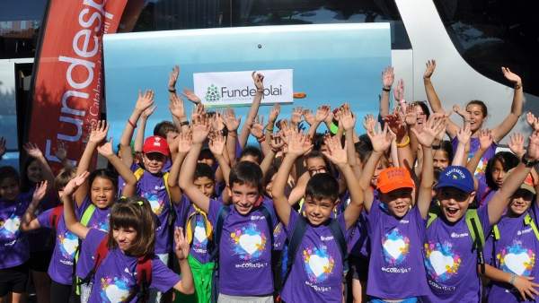 Primer autocar de Fundesplai rumbo a sus colonias y casales del verano del 2018 Primer autocar de Fundesplai rumbo a sus colonias y casales del verano del 2018