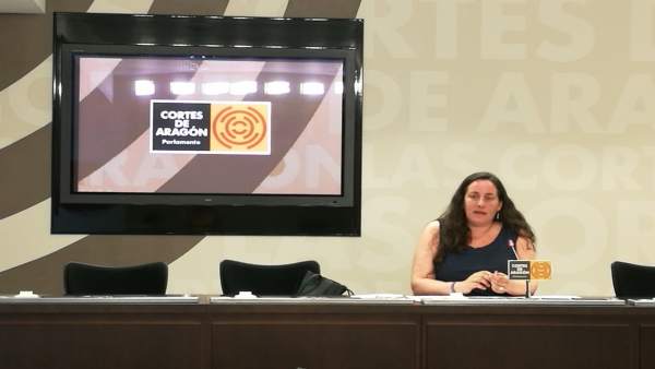 La diputada de Podemos en las Cortes de Aragón, Marta de Santos La diputada de Podemos en las Cortes de Aragón, Marta de Santos