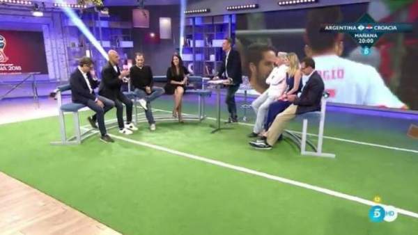 El programa 'Ahora, la Mundial' de Telecinco. El programa 'Ahora, la Mundial' de Telecinco.