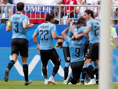 Gol de Uruguay