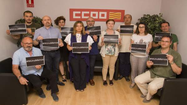 CCOO Aragón reclama medidas para frenar la violencia machista. CCOO Aragón reclama medidas para frenar la violencia machista.