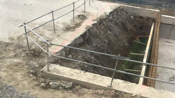 Deslizamiento del firme en Monrepós Deslizamiento del firme en Monrepós