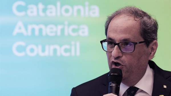 Quim Torra, en Washington Quim Torra, en Washington