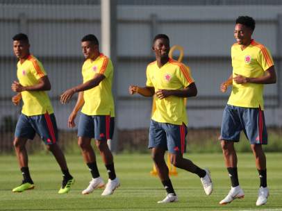 Entrenamiento selección colombiana