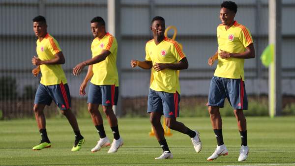 Entrenamiento selección colombiana Entrenamiento selección colombiana