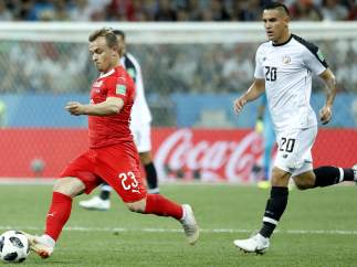 Shaqiri ante Costa Rica
